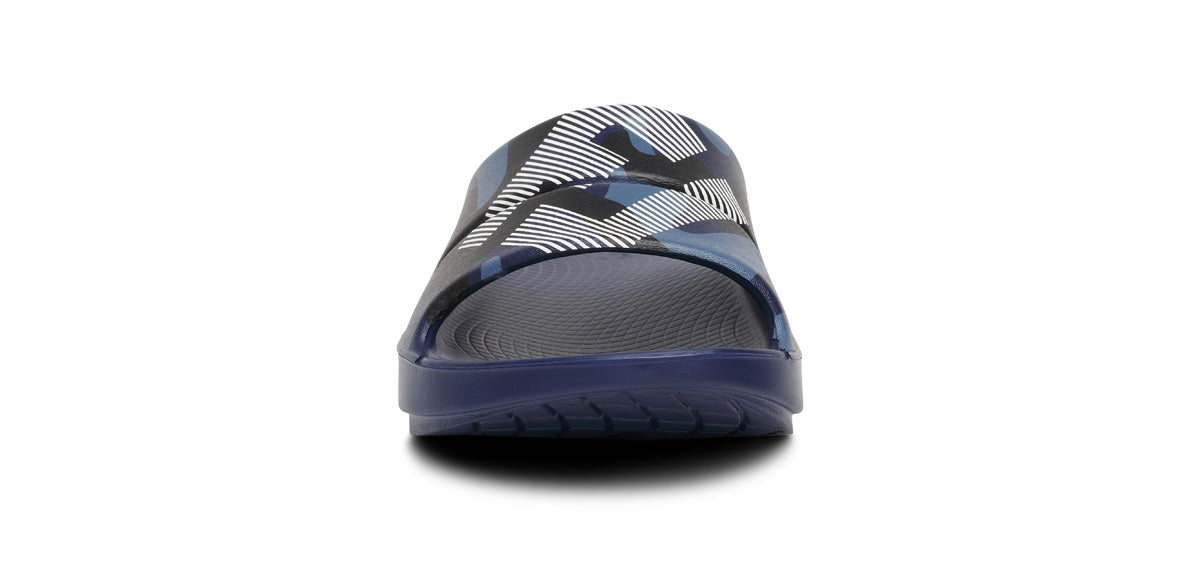 fj-x-oofos-womens-ooahh-sport-slide-sandal-navy-camo-03-03-1500NVFJ25_shot3 FJ X OOFOS Women's OOahh Sport Slide Sandal - Navy Camo