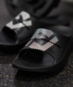 FJ X OOFOS Men's OOahh Sport Slide Sandal - Black