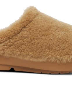 Women's OOcoozie Sherpa Mule - Café Spice